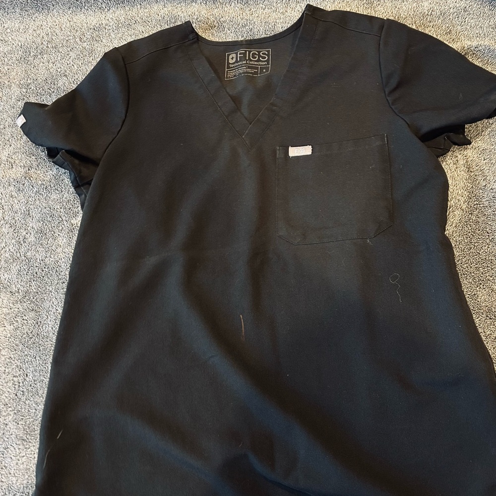 Women’s Black Figs Scrub Set Size Sm